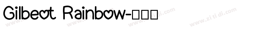 Gilbeot Rainbow字体转换